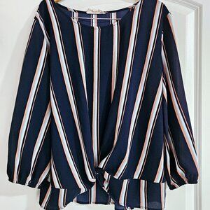 Pink Republic Striped Blouse